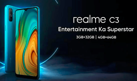 hp ram 4gb harga dibawah 2 juta Realme C3